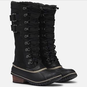 Sorel Conquest Carly II 2 Black waterproof boots 5